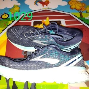 Brooks Navy and Teal Athletic Shoes